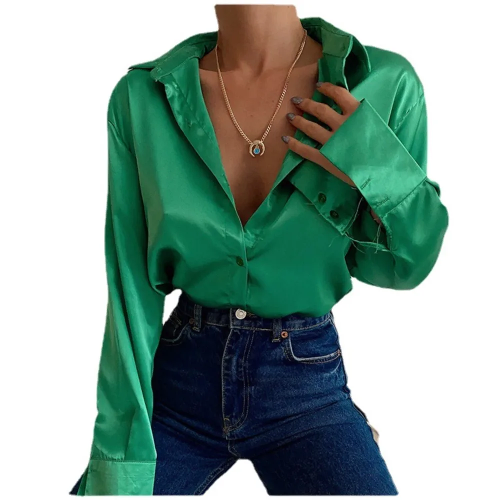 Синий кардиган с длинными рукавами однобортная белая блузка лацканами