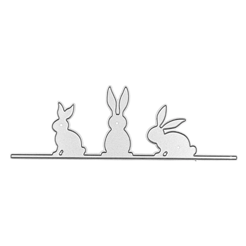 

Easter Bunny Rabbit Metal Cutting Dies Stencil Scrapbooking DIY Album Stamp Paper Card Embossing Decoration Craft