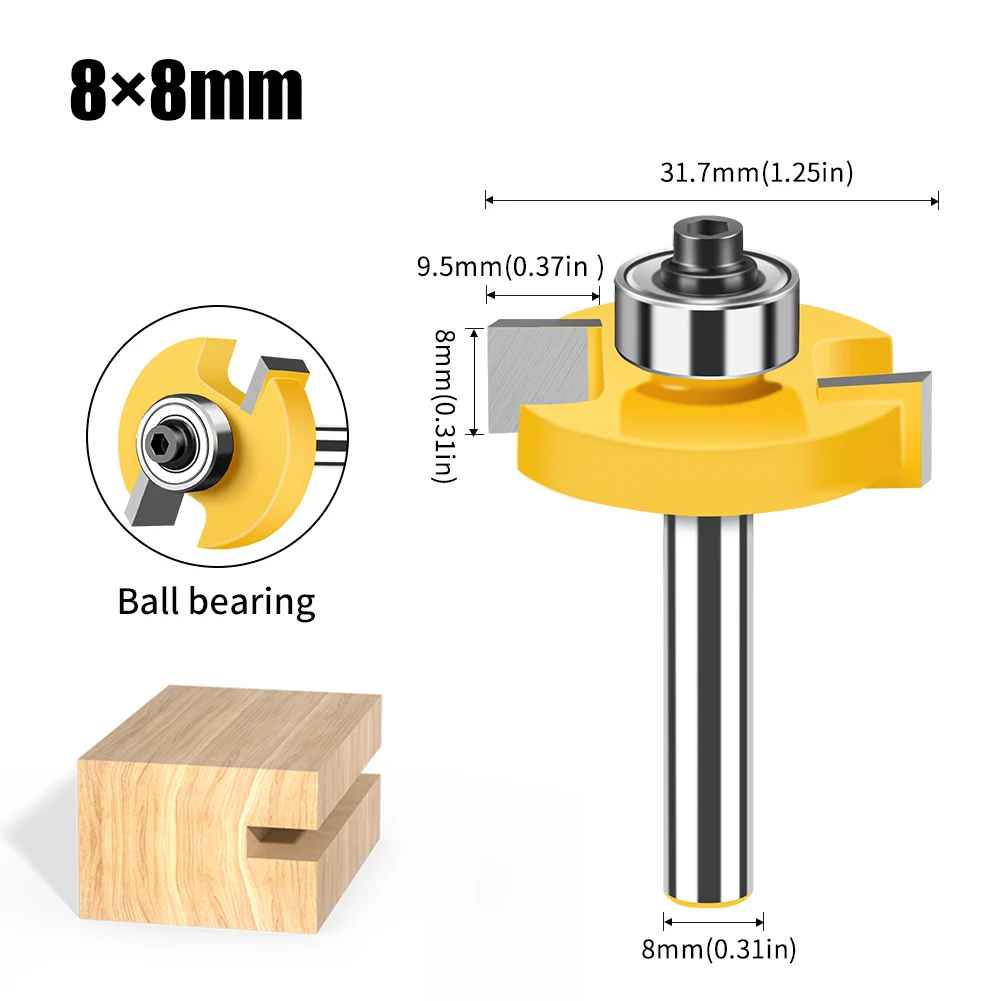 

Фреза RCT 8 мм с Т-образным пазом