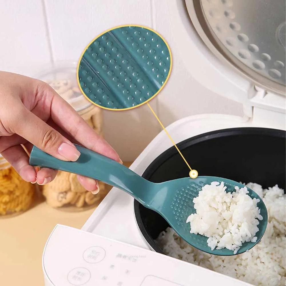 

Ложка для риса, антипригарная ложка с длинной ручкой, кухонные принадлежности, для дома, отеля, ресторана