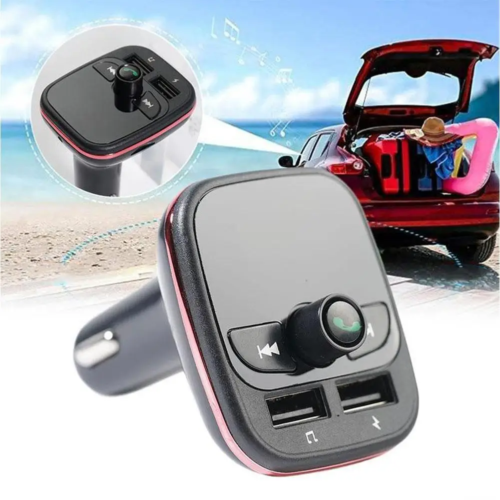 

Buletooth FM Transmitter Aux Modulator Handsfree Car Kit Car MP3 Player Audio Receiver Adapter Dual USB Car Charger