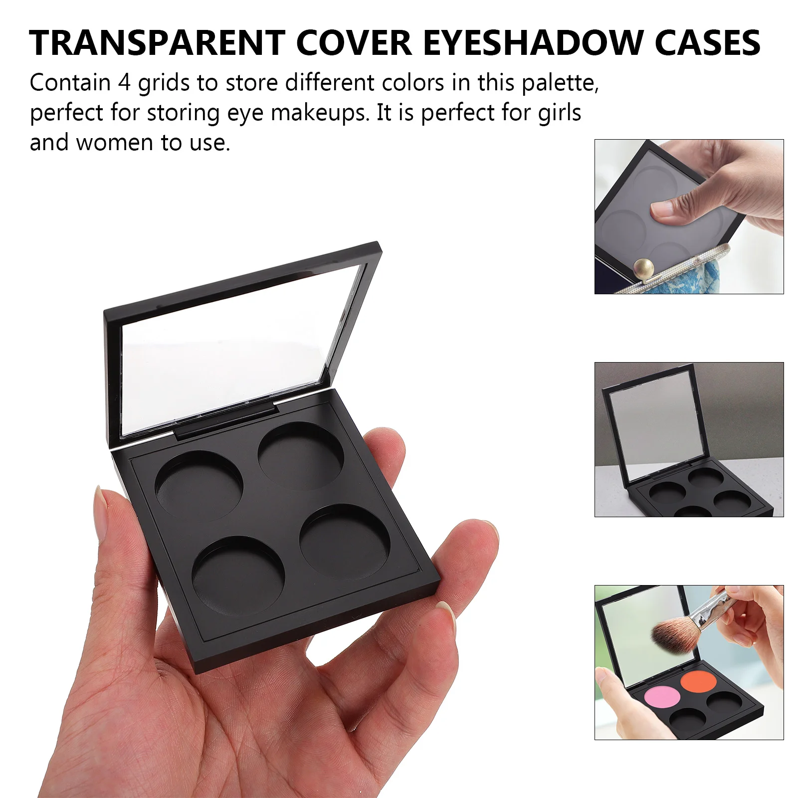 5 шт. пустая палитра теней для век органайзер макияжа упаковка палитры