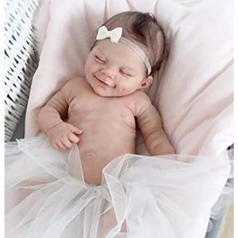 

48cm Reborn Baby Doll Cotton body Soft Silicone Vinyl 19inch Reborn Toddler Finished Dolls Cute Lifelike Real Reborn Dolls Toys