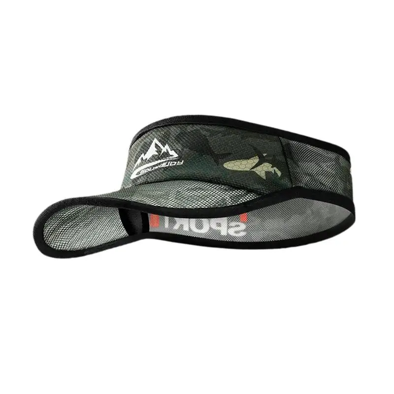 

Солнцезащитный козырек для мужчин, камуфляжная шляпа для рыбалки, легкий спортивный солнцезащитный козырек, шляпа для мужчин для кемпинга на открытом воздухе