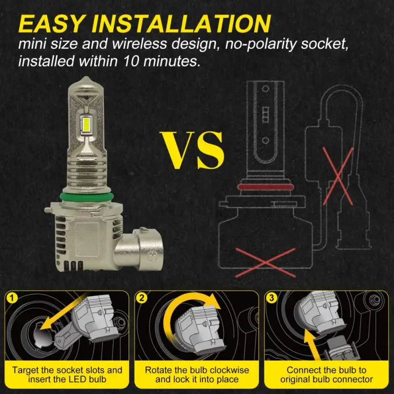 

Автомобильные лампы 6000k водонепроницаемые высокотемпературные взрывозащищенные Сверхъяркие автомобильные аксессуары Автомобильные светодиодные фары лм противоударные