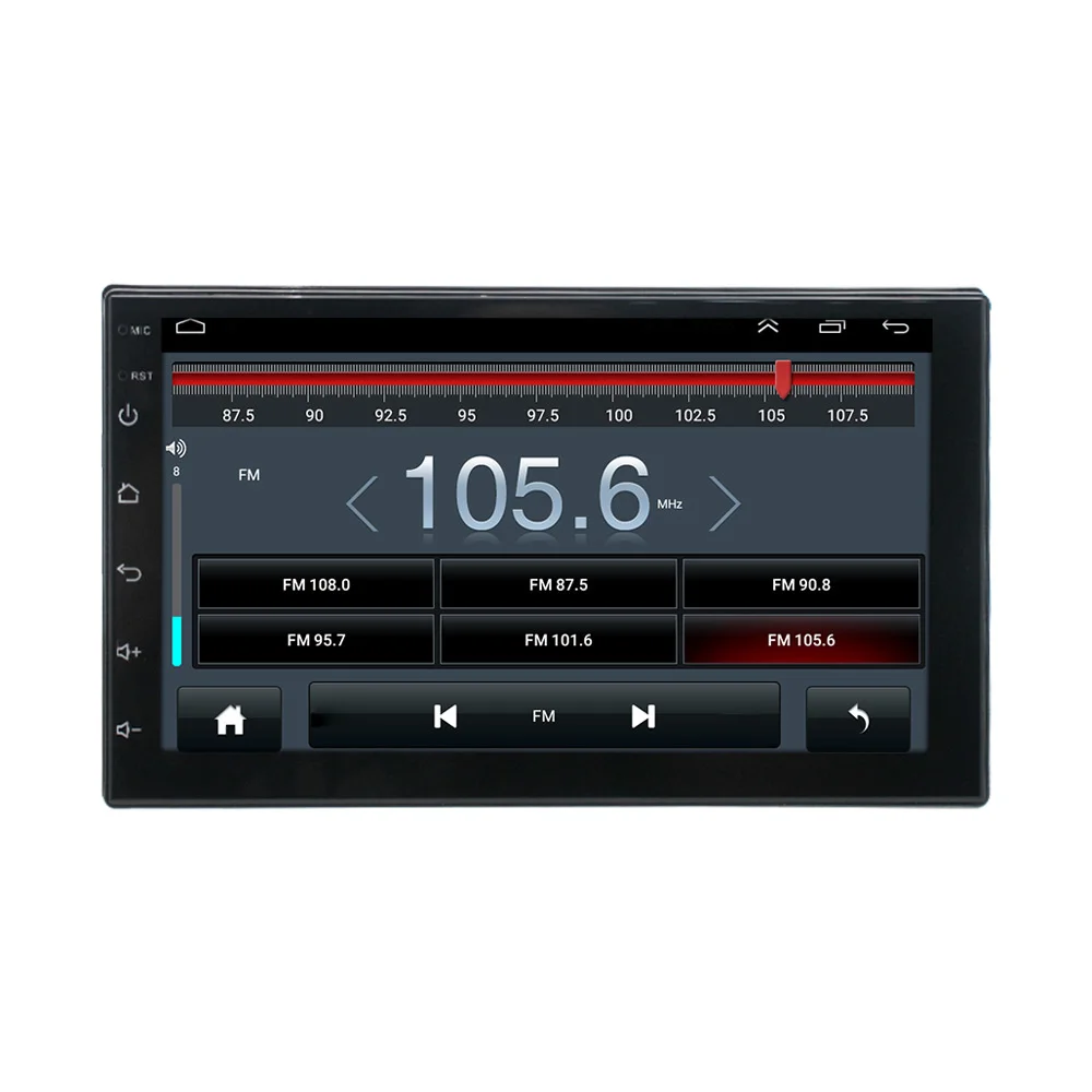 Автомагнитола SHENGTU 7 дюймов Android 9 1 2 + 32 ГБ Gps Wi-Fi BT USB Fm |