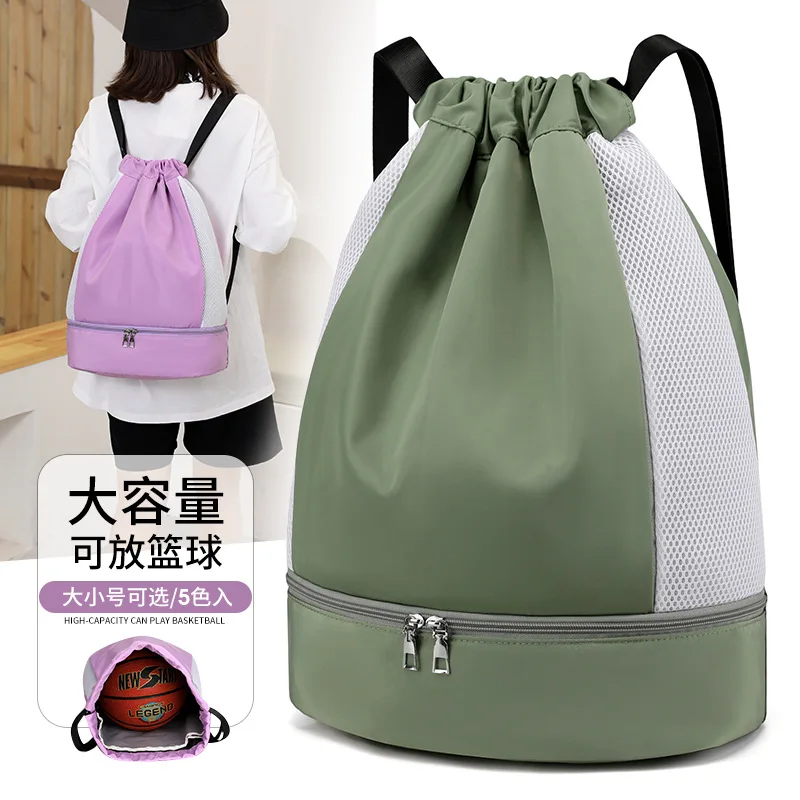Basketball Drawstring Backpack Travel Backpack Lightweight Sports Backpack Soccer Backpack Fitness Bag Bolsa Feminina Bolsas