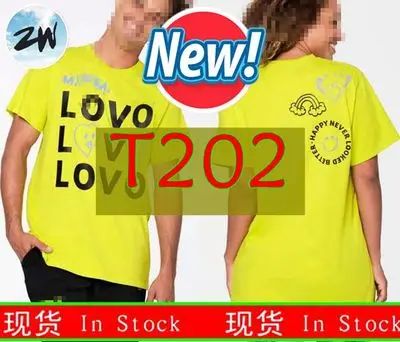 

Новое поступление ZW одежда Zumba одежда для фитнеса Танцы со мной любовь Йога Самба женская футболка 02460