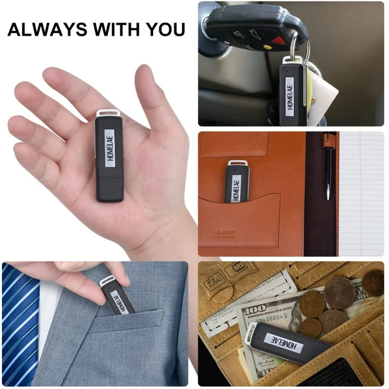 

SRUTON Digital Audio Voice Recorder Pen Charger Usb Flash Drive U-Disk Recorder Usb 2.0 Digital Voice Recorder Support 32GB