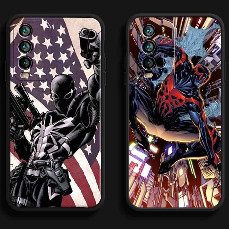 

Marvel Comic Avenger Phone Cases For Xiaomi Redmi 10 Note 10 10 Pro 10S Redmi Note 10 5G Back Cover Coque