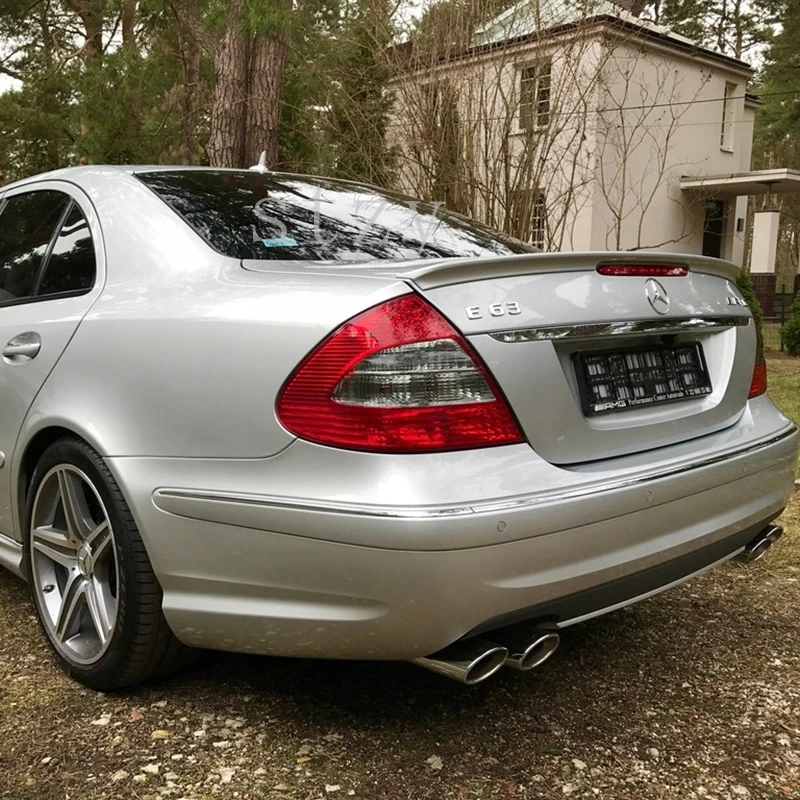 Фото Для Mercedes Benz E-Class W211 E180 200 260 300 320 240 230 280 35 Спойлер на крышу багажника Крылья автомобиля Тюнинг Аксессуары Часть №4