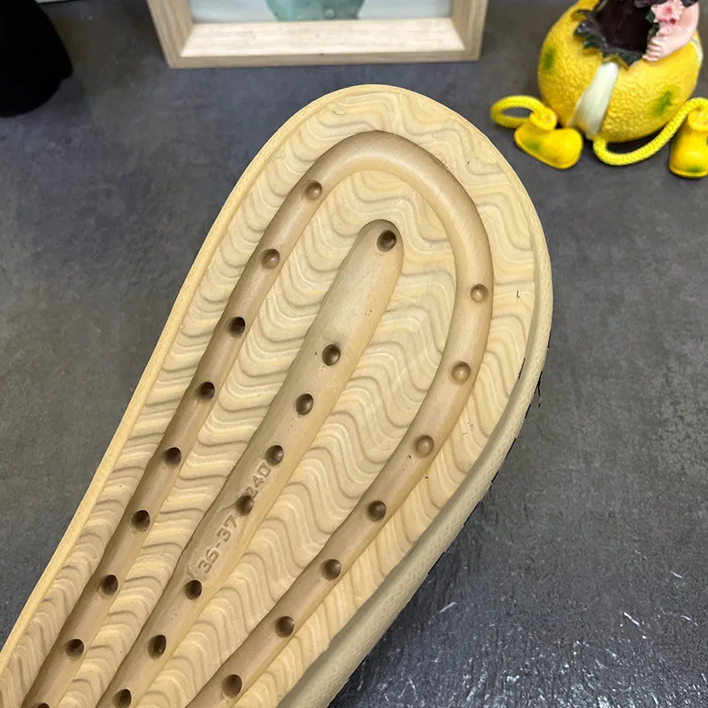 Women Summer Slippers Fashion Flat Leopard Platform Slides Ladies Casual Anti-Slip Thick-Soled Outdoor Beach Shoes For Couples