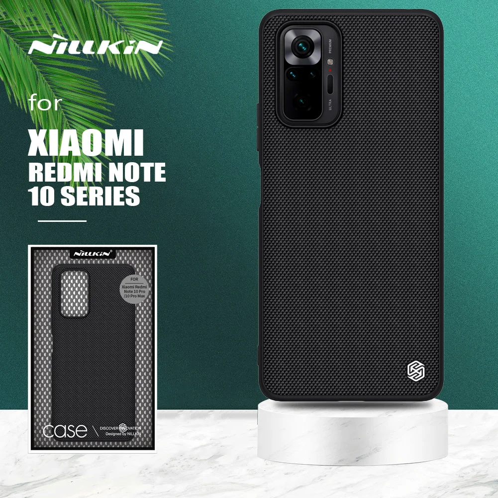 

for Xiaomi Redmi Note 10 Pro Case Nillkin 3D Textured Nylon Ultra thin Back Cover Case for Xiaomi Redmi Note 10 Pro Max 10S Case
