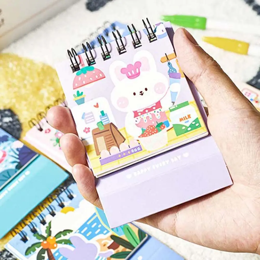 

Calendar Home School Schedule Organizer 2023 Calendar Desktop Stationery Cartoon Desk Calendar Standing Flip Calendar