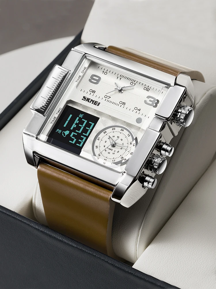 Часы Moment Beauty Personality с большим циферблатом мужские многофункциональные