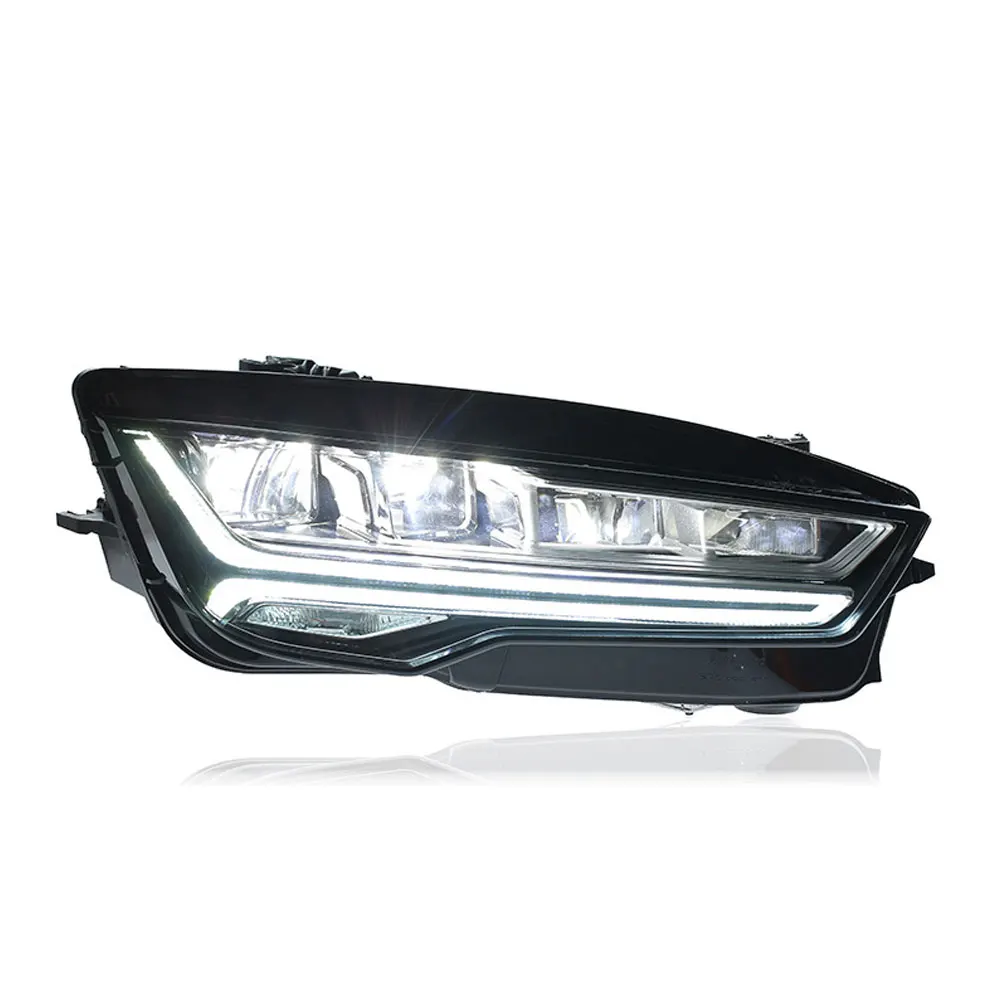 Автомобильный фонарь для Audi A7 светодиодные фары 2011-2018 обновление фар DRL указатель