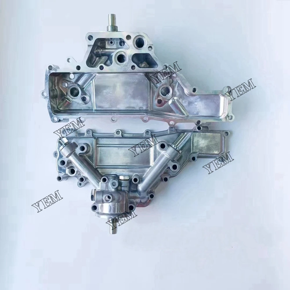 

New 6D34 Oil Cooler Cover For Mitsubishi Forklift Excavator Machinery Engine.