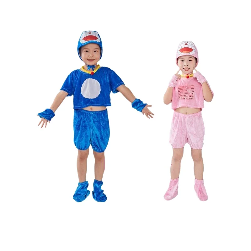 Фото Doraemon Dorami мультяшная периферия, ценные детские костюмы для выступлений, детский сад, сценические костюмы, комплект подарков №2