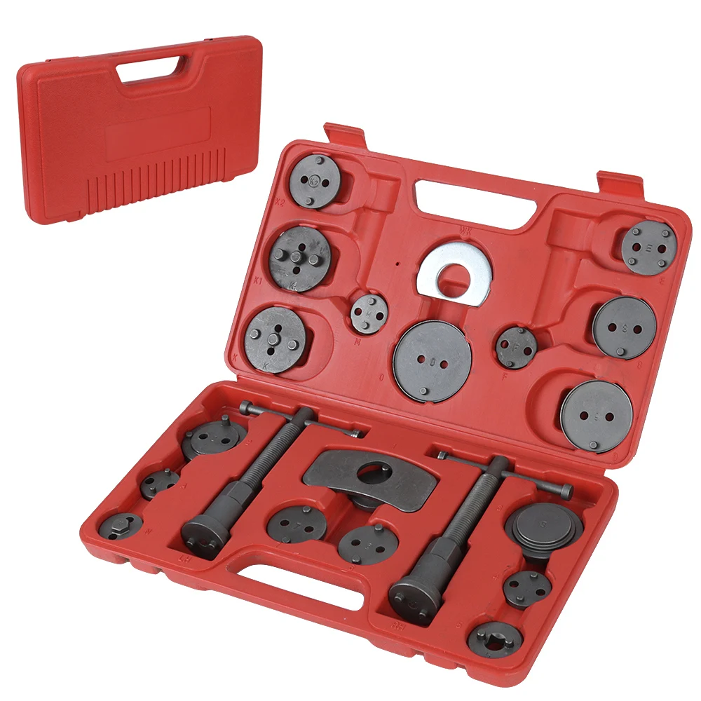 

Суппорт дискового тормоза для большинства автомобилей, комплект инструментов для воздушного заднего тормоза, поршневого компрессора, регулятор, 22 шт., инструменты для ремонта гаража