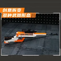 Винтовка-Конструктор 3-в-1, стреляет пластиковыми пулями#3