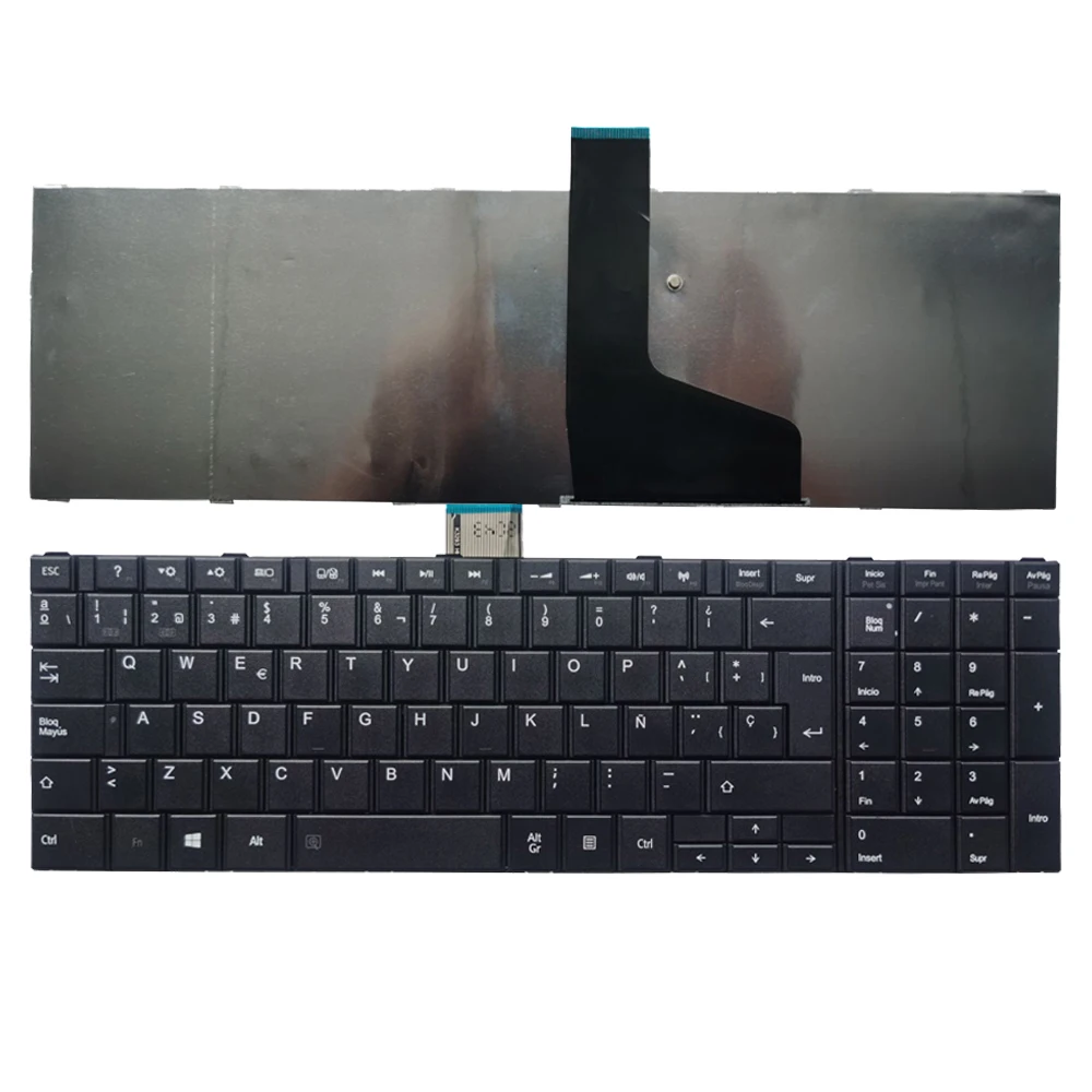 Новая черная клавиатура с испанской раскладкой для Toshiba C850 C855D C850D C855 C870 C870D C875 L850 P850 L855 L875 L875D L950 L950D L955 L955D SP