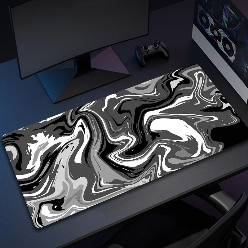 

Large Gaming Mouse Pad XXL Strata Liquid Desk Mat Non-Slip Rubber Game Mouse Mat Computer Keyboard Mats Pad Big Mousepad Gamer