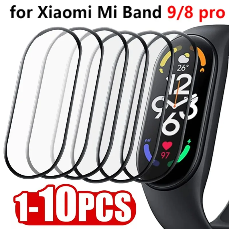 3D изогнутая защитная пленка для экрана с мягкими краями Xiaomi Band9 защита