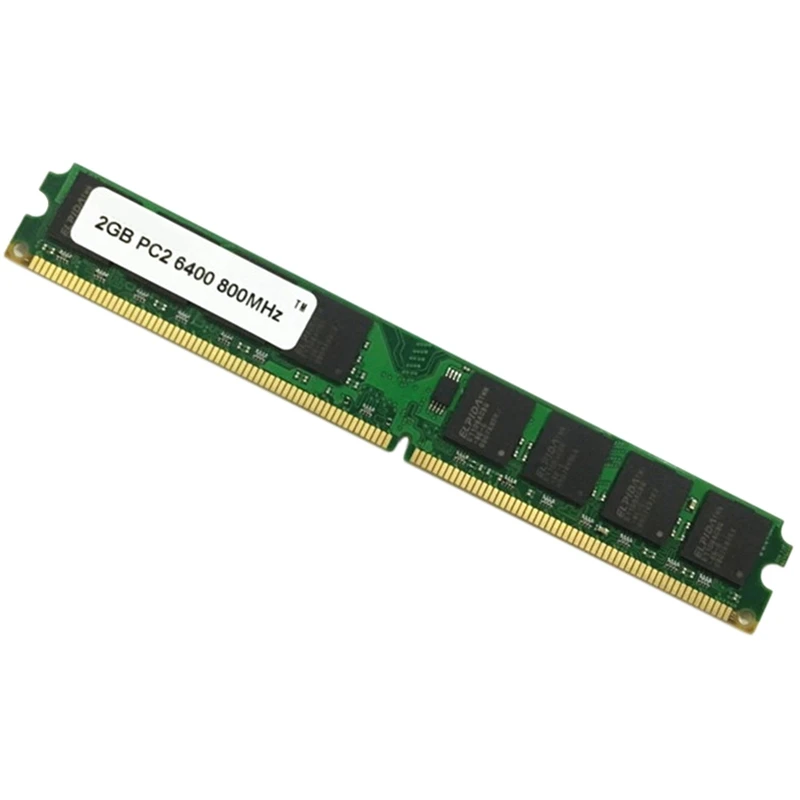 

2GB DDR2 Ram Memory 800Mhz PC2 6400 1.8V DIMM 240 Pins For AMD Motherboard Memory Ram