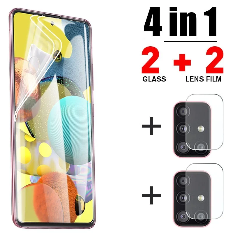 

Гидравлическая пленка 4 в 1 для Samsung galaxy S21 Ultra S21 Plus S21, Защита экрана для Samsung Note 20 Ultra S20 S10 S9