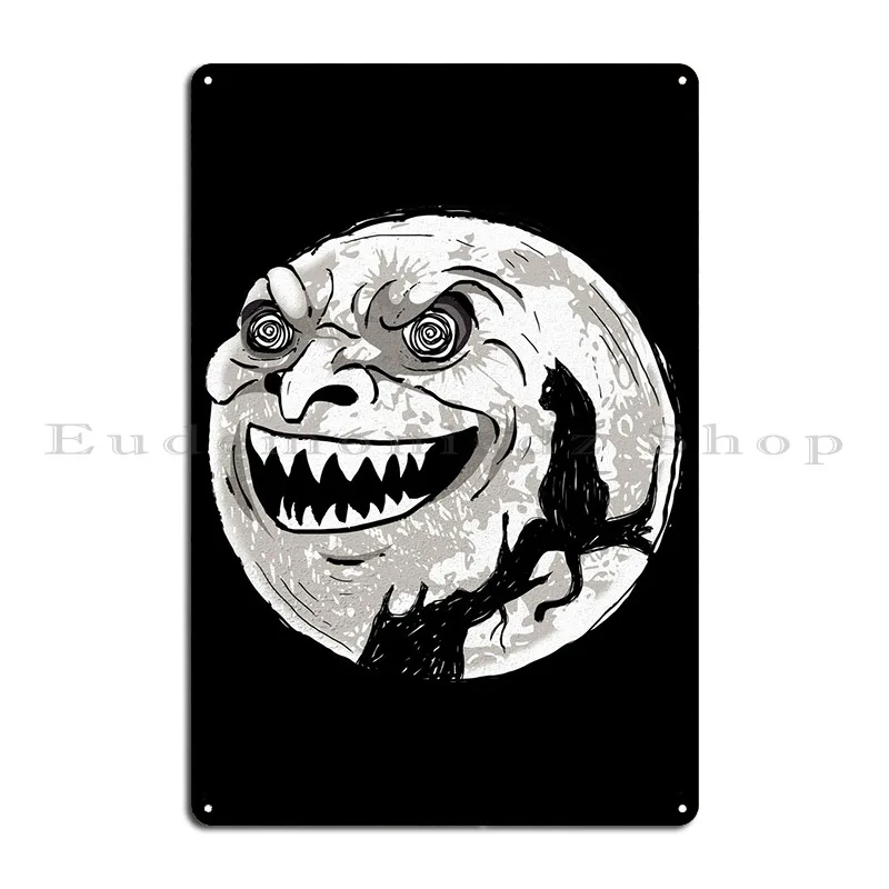 Whimsigoth Хэллоуин кот металлический плакат печать создание персонализированный