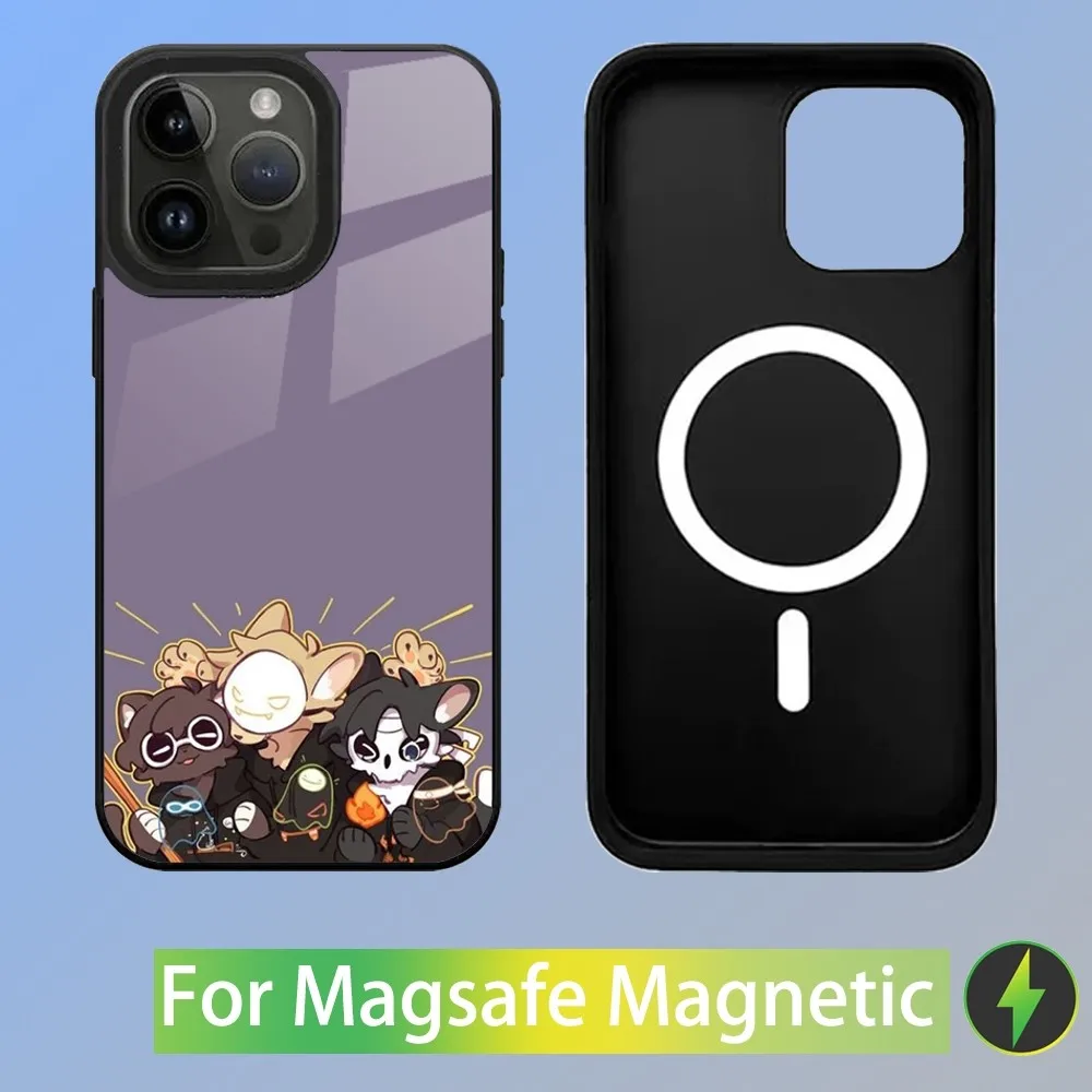 Чехол для телефона Dream Smp DSMP iPhone 15 14 13 12 11 Plus Pro Max Mini Magsafe магнитная Беспроводная