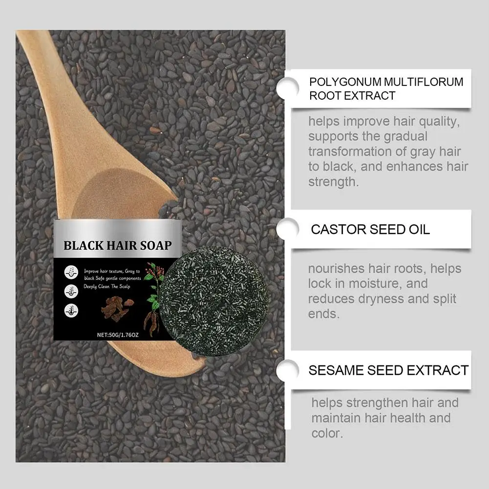 Шампунь для волос мыло черный многоцветный шампунь Polygonum Новый Canas барный To