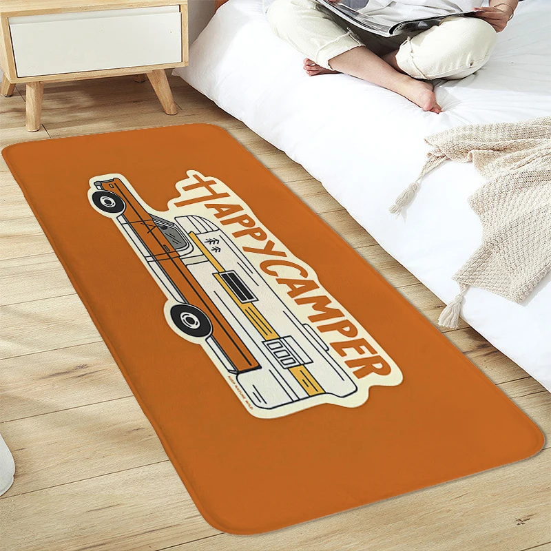 Ковер для спальни Happy Campers коврик входной двери моющийся нескользящий ковер кухни