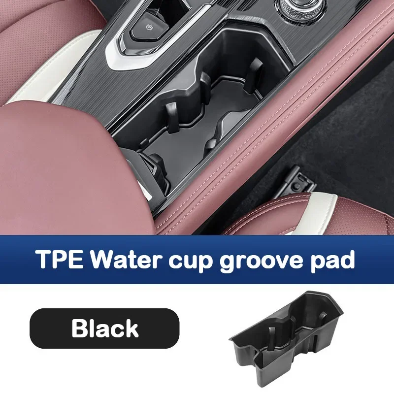 

Для GEELY Monjaro Xingyue L автомобильный держатель для чашки с водой с центральным управлением защитный чехол TPE слот для чашки с водой коврик авто украшение