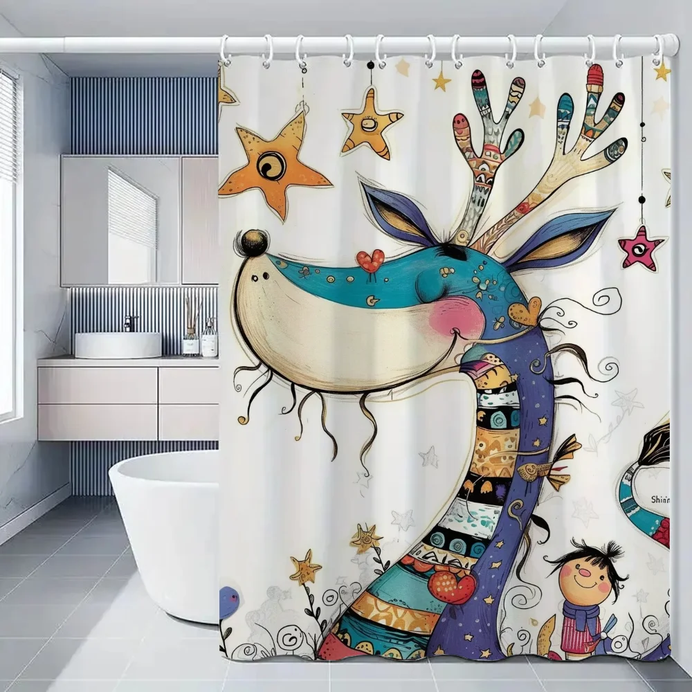 Занавески для душа ванной комнаты набор аксессуаров занавески