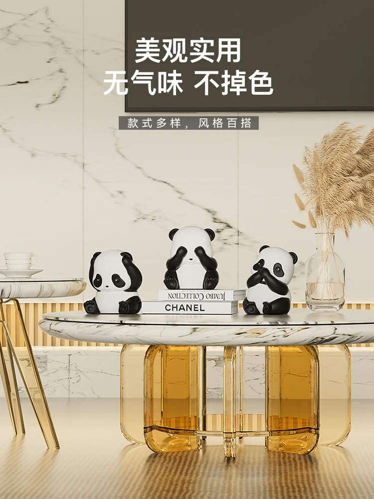 Статуя панды лечебные эмоции простое украшение для дома новый Декор гостиной