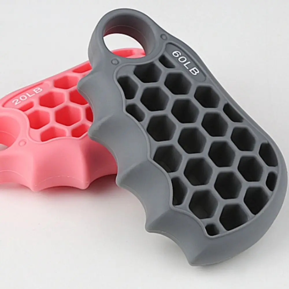 Фото Тренажер для развития силы хвата Honeycomb Grip, шестигранный эргономичный тренажер для пальцев 20/40/60 фунтов с кольцом для переноски №5