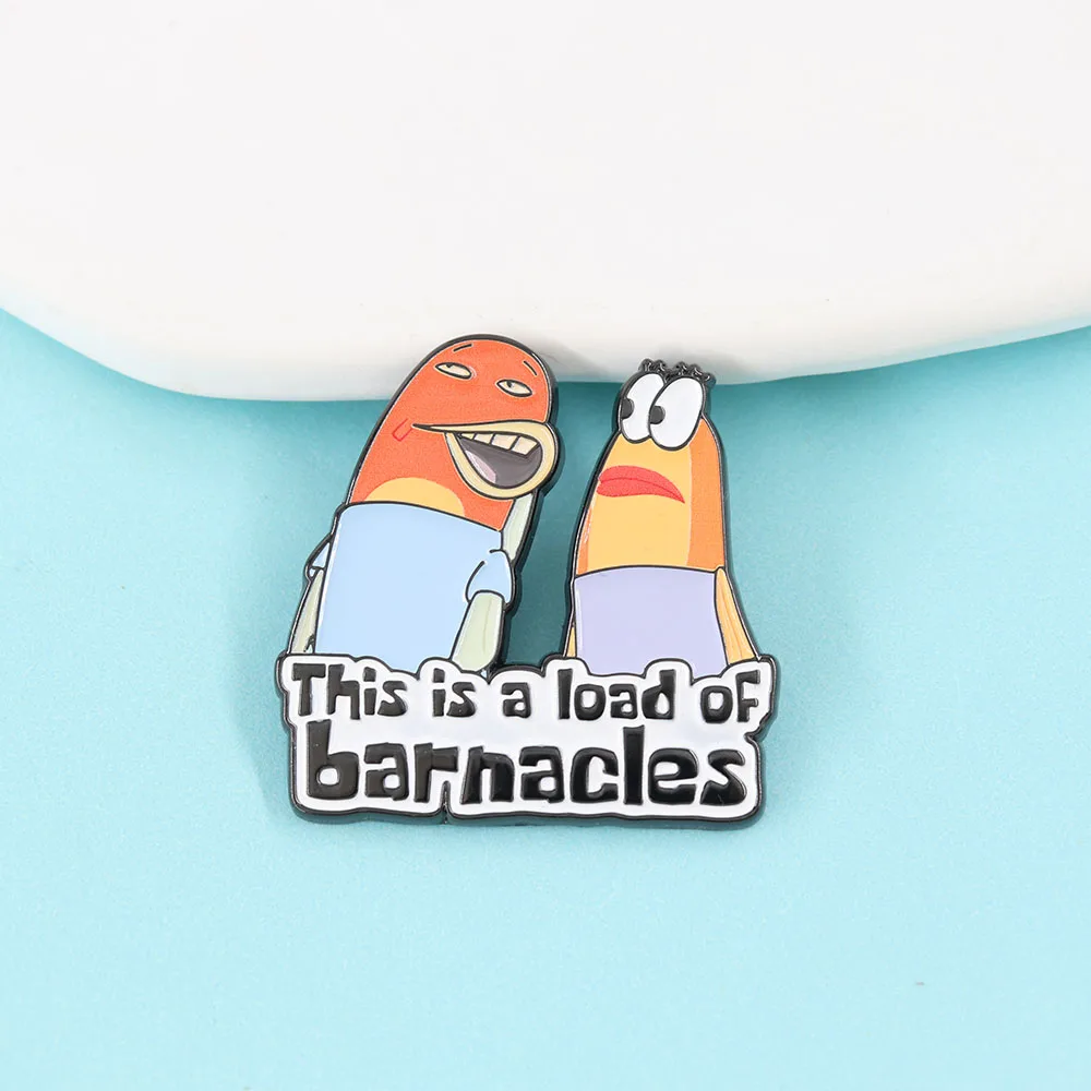 Металлическая брошь &quotThis Is A Load Of Barnacles&quot
