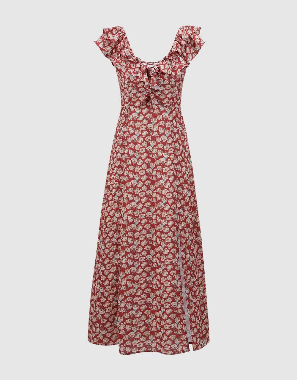 

Floral Ruffled Dress