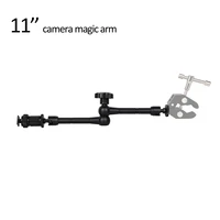 11in aluminium adjustable articulating magic arm for camcorder lcd monitor flash light stand dslr photography lighting ki