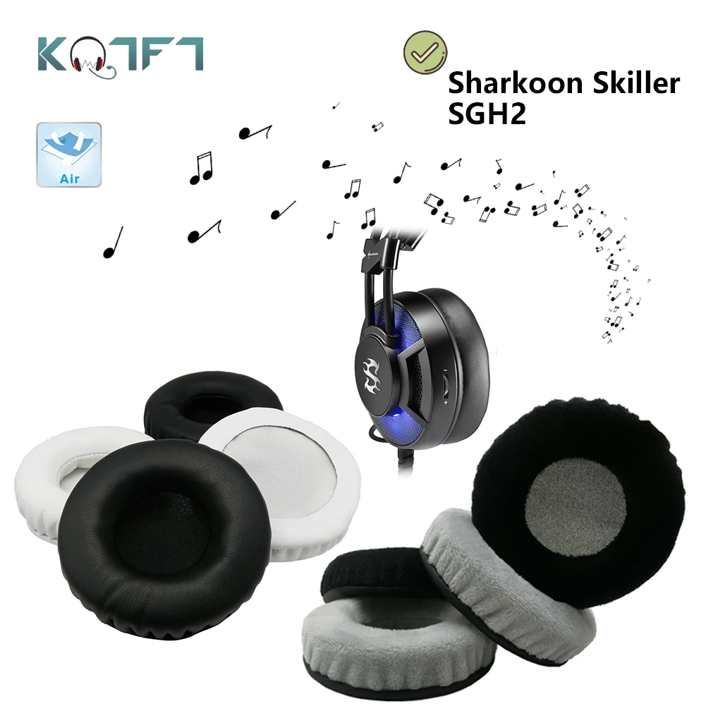 Фланелевые подушечки для наушников KQTFT для Sharkoon Skiller SGH2