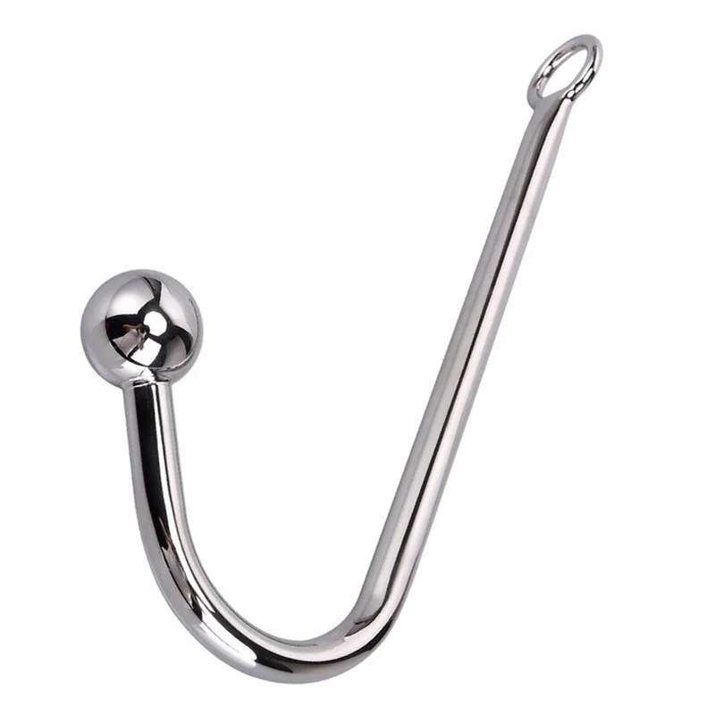 Анальный крючок из нержавеющей стали для массажа простаты секс-игрушки анальная