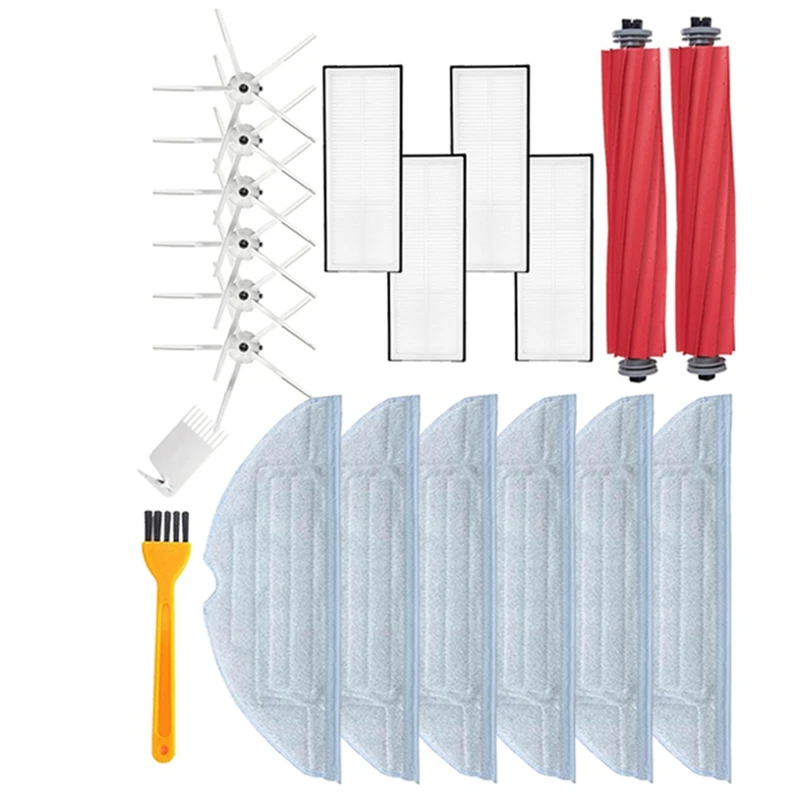 

Сменные детали, аксессуары для пылесоса, основная и боковая щетки, Hepa фильтр, тряпочка для швабры Xiaomi Roborock S7 T7S T7S PLUS