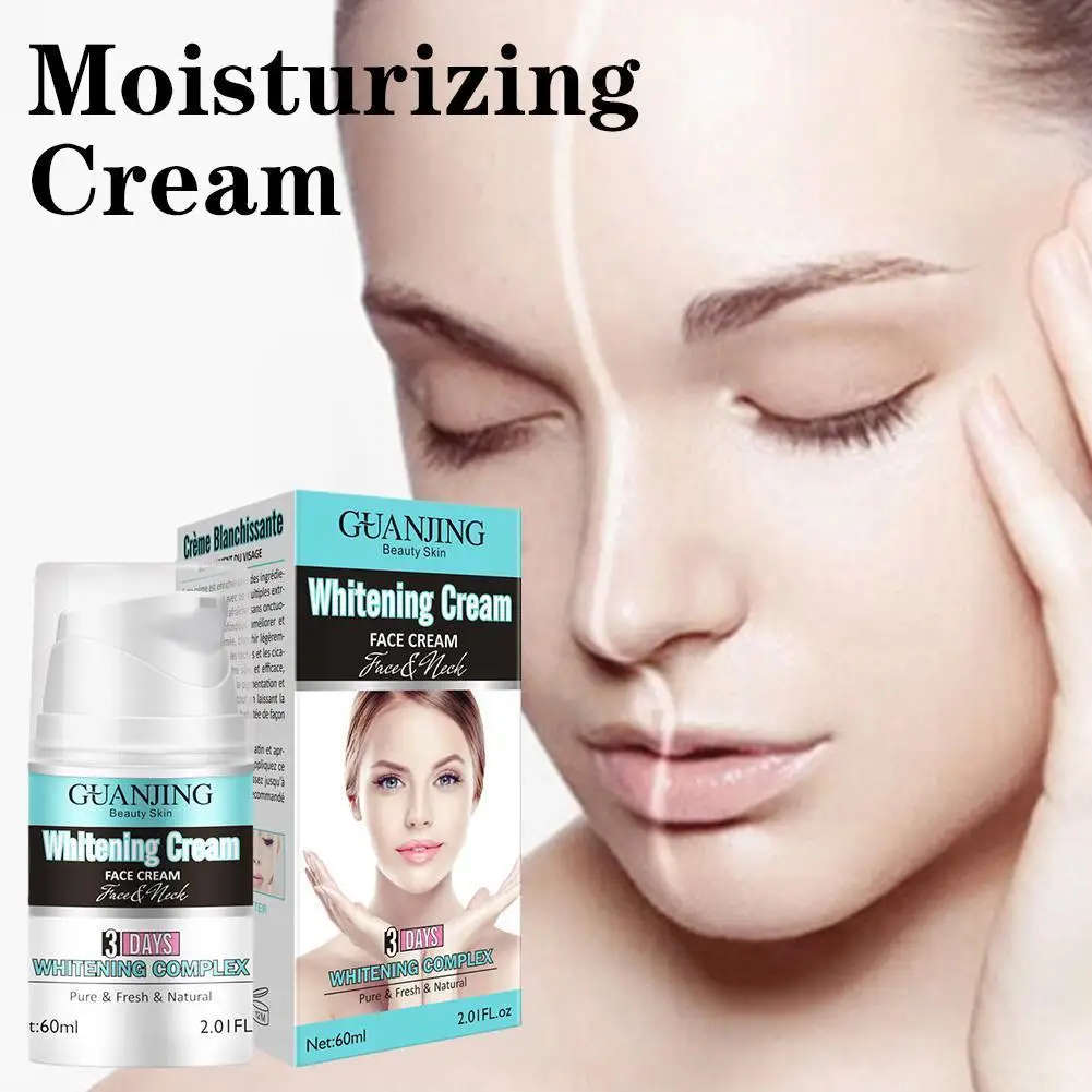 

60ml Whitening Cream Moisturizing Brightening Nourishing Smoothing Repair Firming Skin Face Cream For Women Face Lighten U5F4