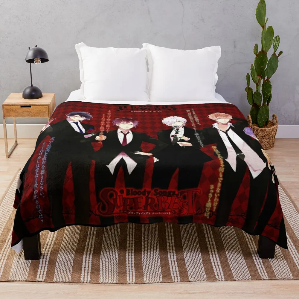 

Diabolik Lovers - All Characters Throw Blanket Crochet Crochet Queen Size