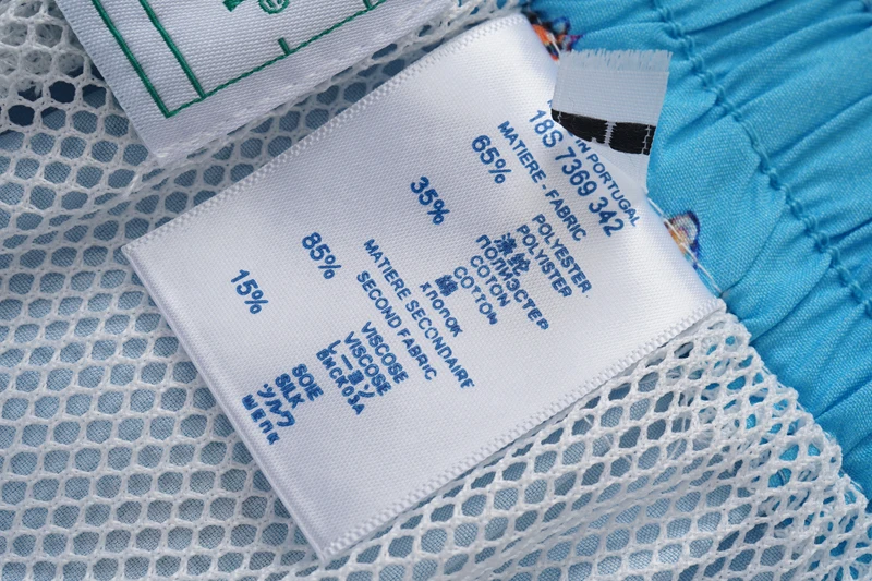 Thin Silk Casablanca Marine Life World Print Mesh Shorts Set Summer Men Women HAWAII BEACH Holiday Shortpant Suit