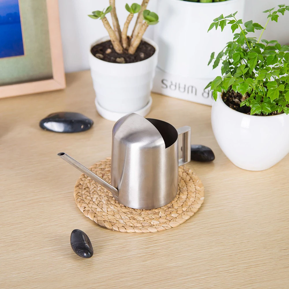 

Pots Flower Kettle None Small Solid Stainless Steel Watering Can 1 Pcs Durable High Quality Indoors Long Spout