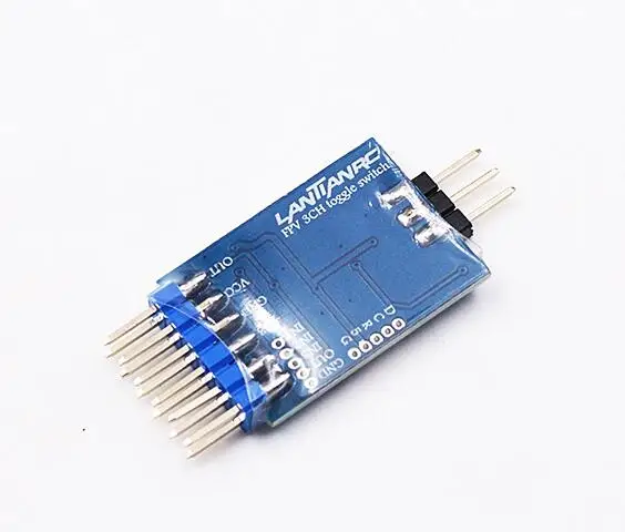 3-канальный переключатель видеосигнала с дистанционным управлением FPV, управляющий сигнал: ШИМ для передачи видео 3-х Камер VTX LANTIAN