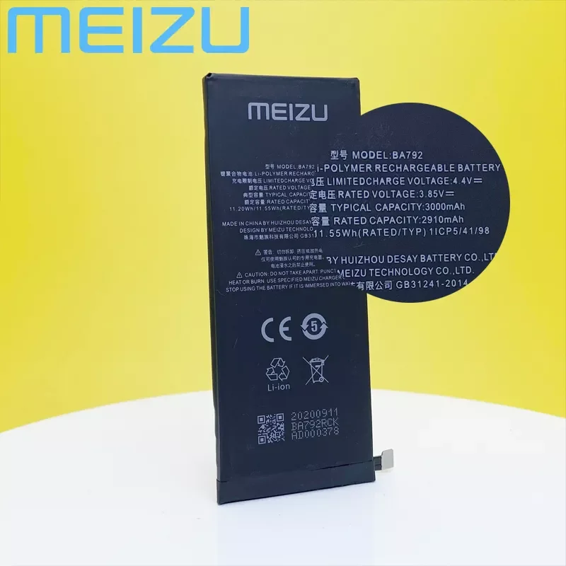 

NEW 100% Original BA792 New Battery For Meizu Pro 7/ Pro 7 plus M792Q M792C M792H BA791 M793H PHone High Quality+Tracking Number