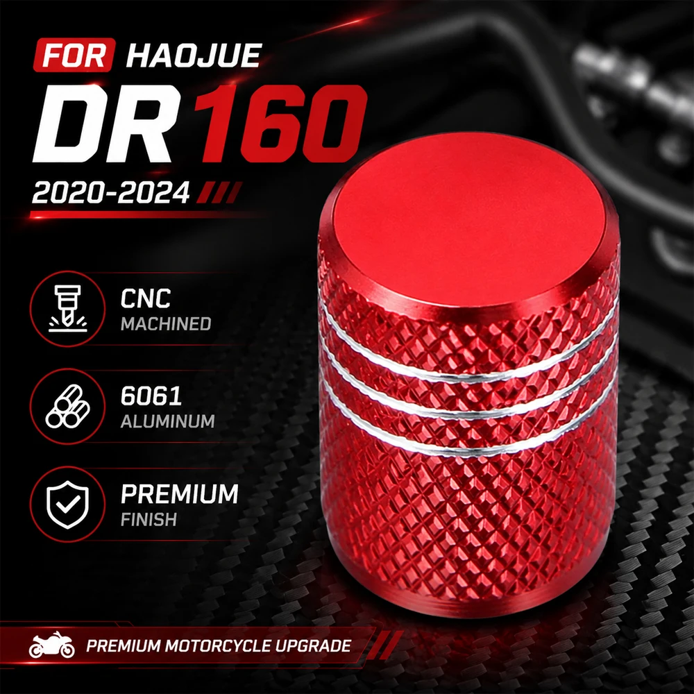 Фото Колпачок клапана колеса алюминиевый для Haojue DR 160 DR160 NK150 Lindy 125 TR150S DK NK 150 DR300 HJ150, аксессуары, запчасти №1